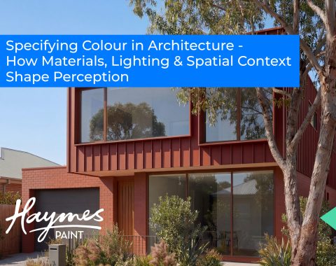 Specifying Colour in Architecture – How Materials, Lighting & Spatial Context Shape Perception